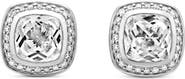 David Yurman Albion® Earrings with Prasiolite and Diamonds, 7mm