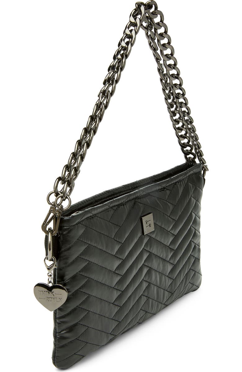 THINK ROYLN Almost Famous Quilted Crossbody Bag, Alternate, color, Pearl Black