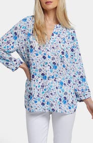 NYDJ Pintuck Top