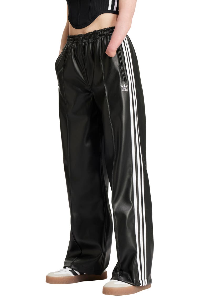 Firebird Faux Leather Track Pants (Women) | Nordstrom