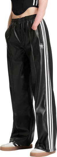 adidas Originals Firebird Faux Leather Track Pants | Nordstrom adidas Originals Firebird Faux Leather Track Pants | Nordstrom
