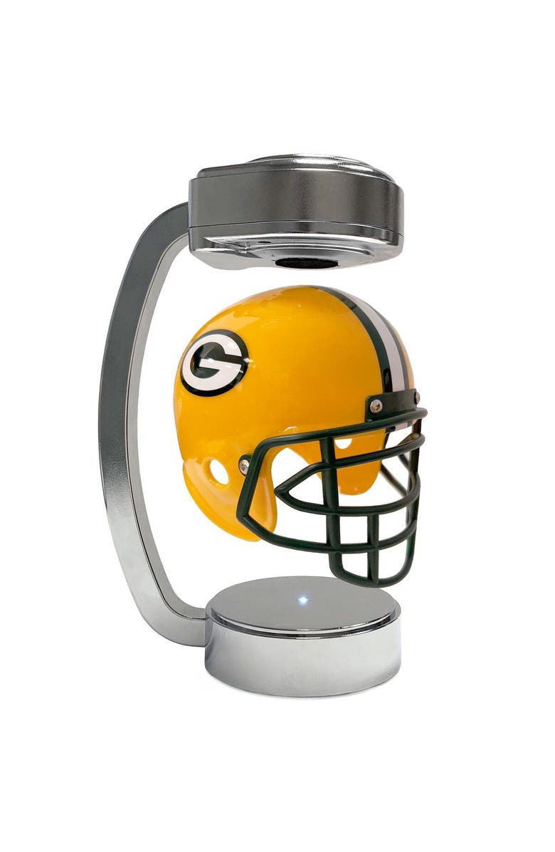 Pegasus Green Bay Packers Chrome Base Mini Hover Helmet, Main, color, Green