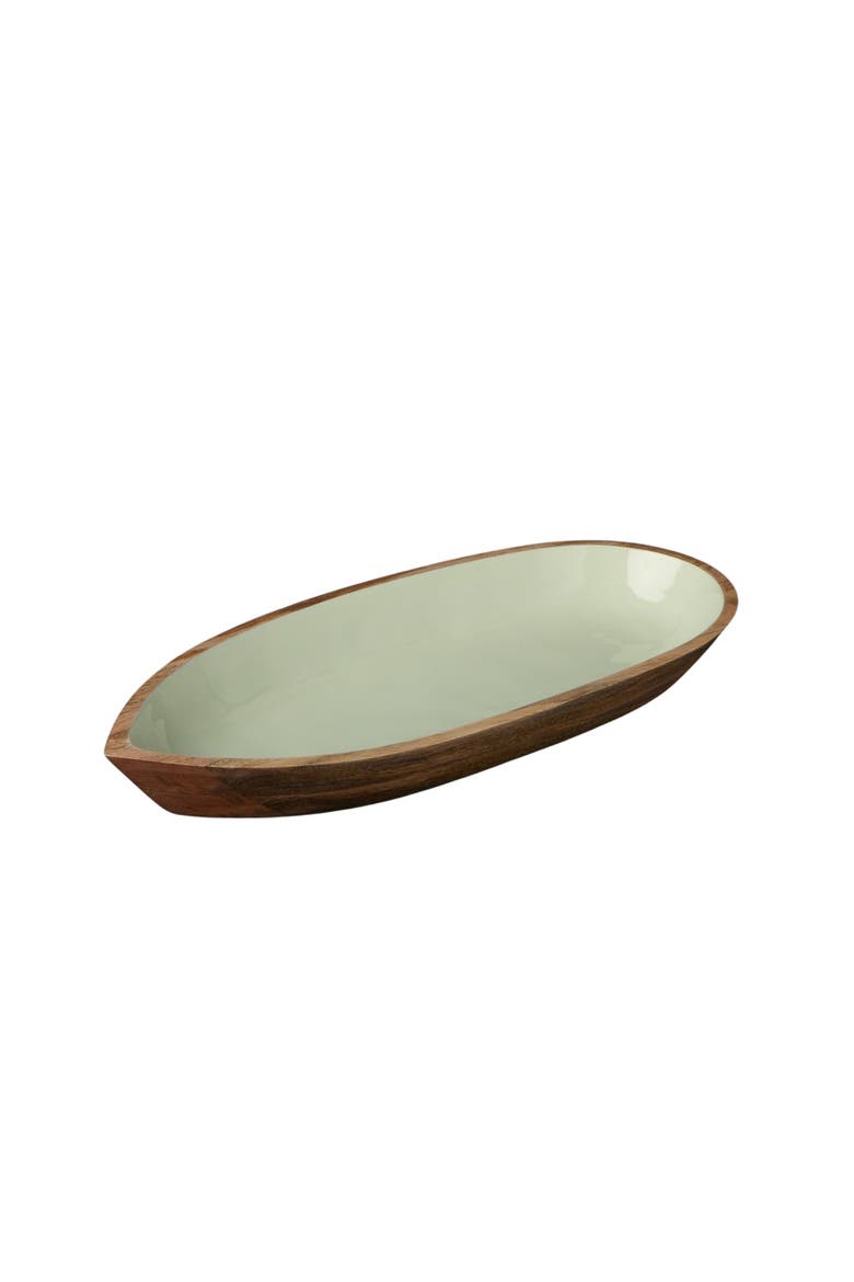 Madras Oval Bowl, Alternate, color, Sage