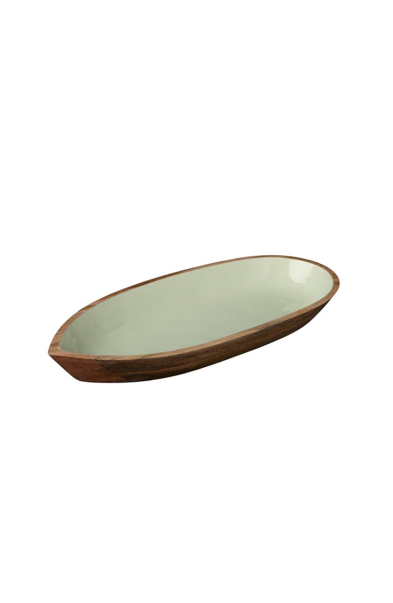 Be Home Madras Oval Bowl, Main, color, Sage