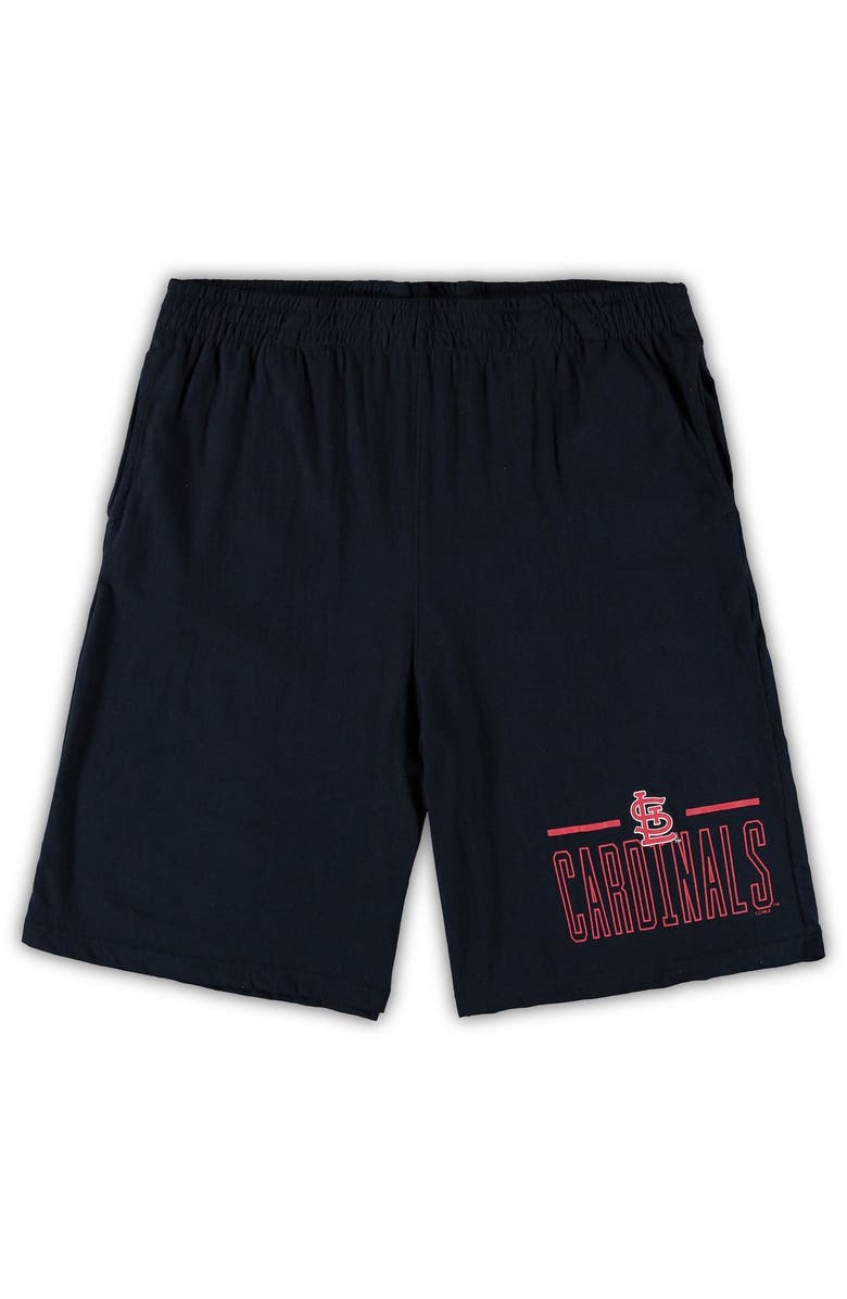 CONCEPTS SPORT Men's Concepts Sport Red/Navy St. Louis Cardinals Big & Tall T-Shirt & Shorts Sleep Set, Alternate, color, Red