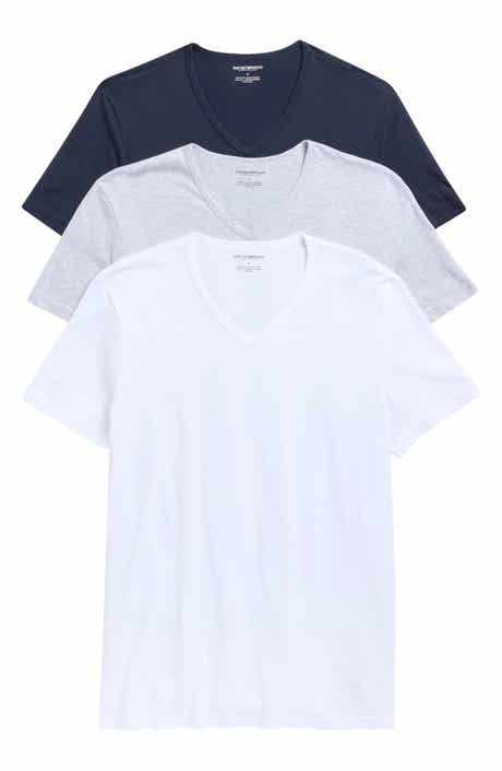 3-Pack Cotton V Neck Undershirts