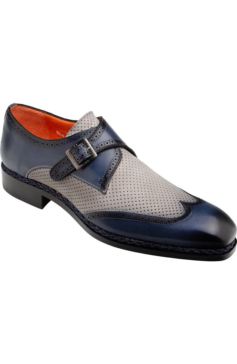 Mezlan Blanes Monk Strap Shoe, Main, color,