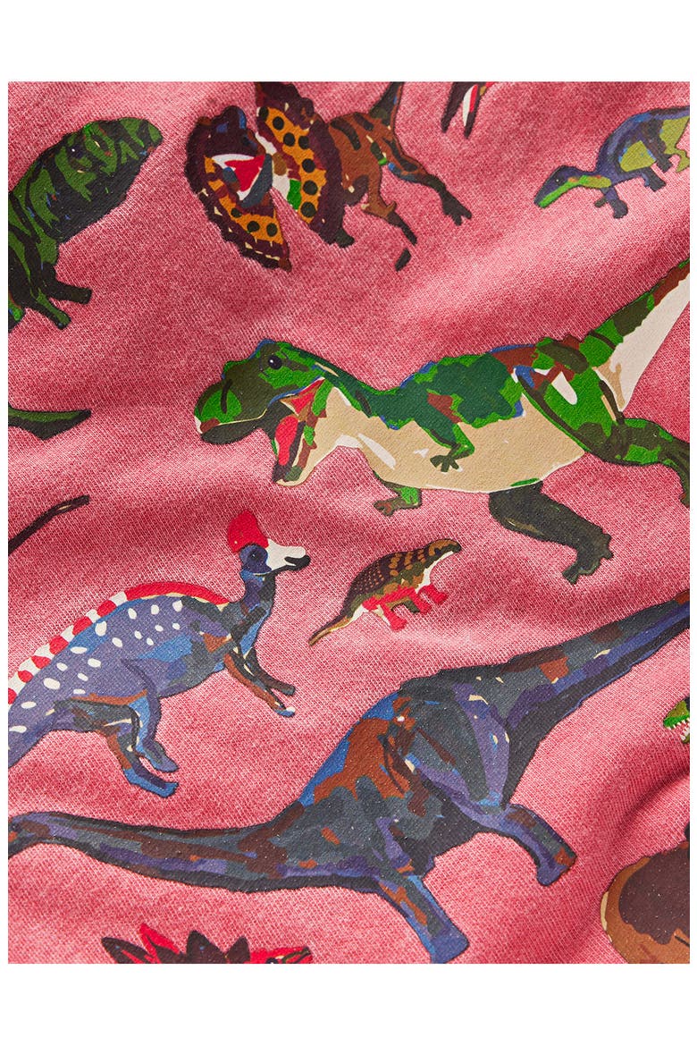Kids' Washed Dino Graphic Cotton T-Shirt, Alternate, color, RED DINO