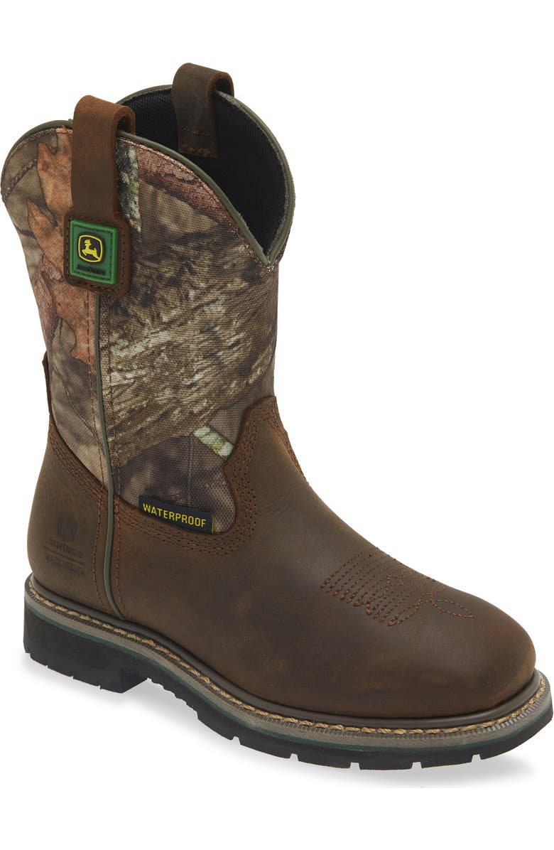SKECHERS x John Deere Rowood Waterproof Western Boot, Main, color,