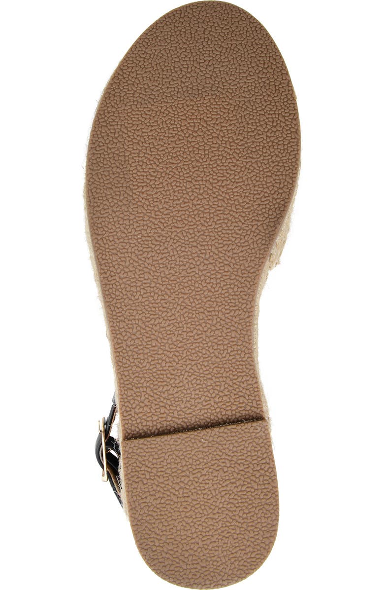 Journee Collection Lyddia Ankle Strap Espadrille Sandal - Wide Width, Alternate, color,