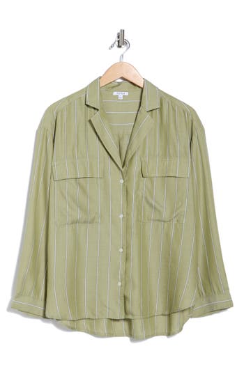 Pistola Irene Stripe Shirt In Green