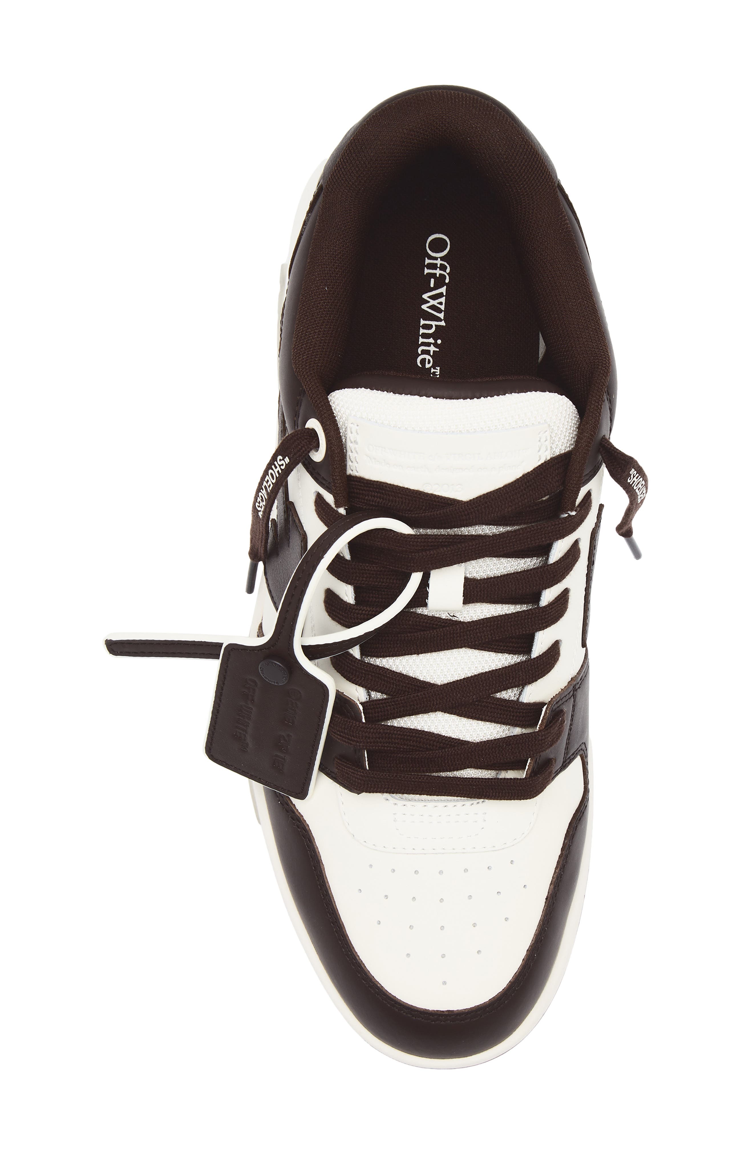 Off-White Out of Office Sneaker, Alternate, color, Chocolate - Cream