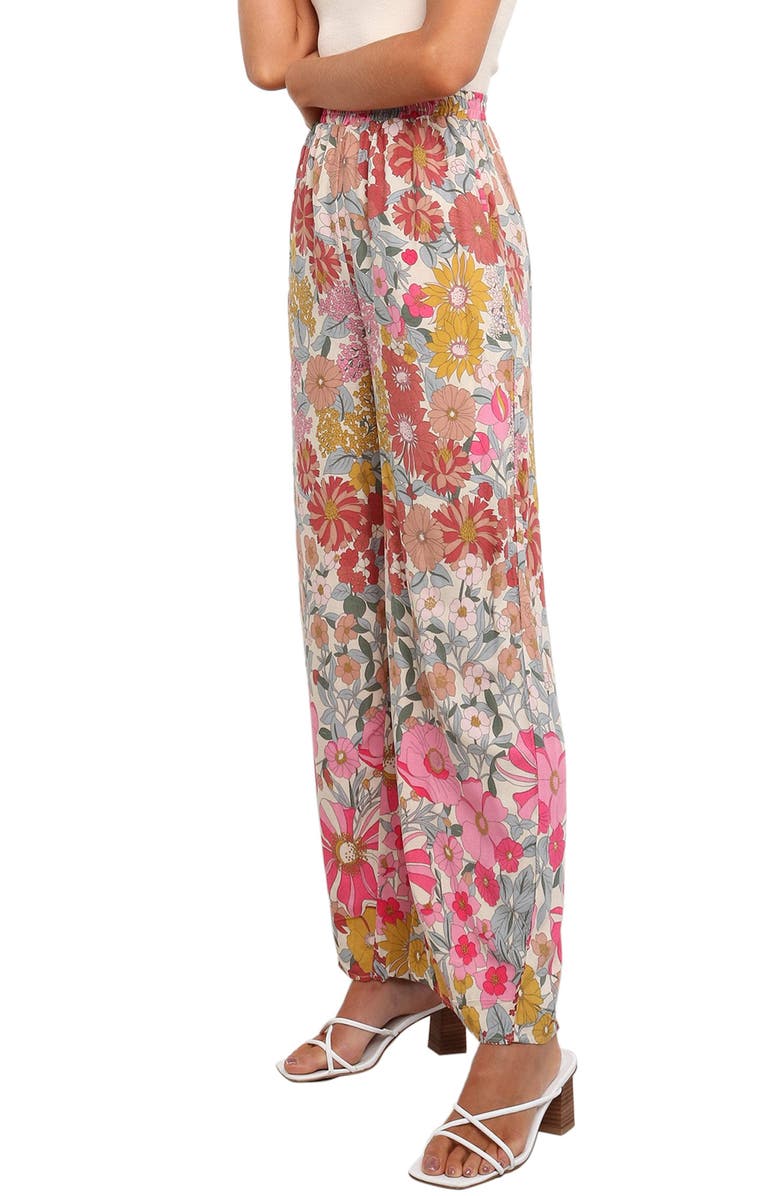Petal & Pup Hart High Waist Floral Wide Leg Pant, Alternate, color, Floral