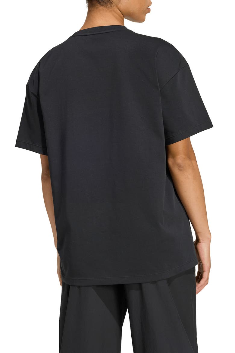 Power Essentials Workout Oversize T-Shirt, Alternate, color, BLACK