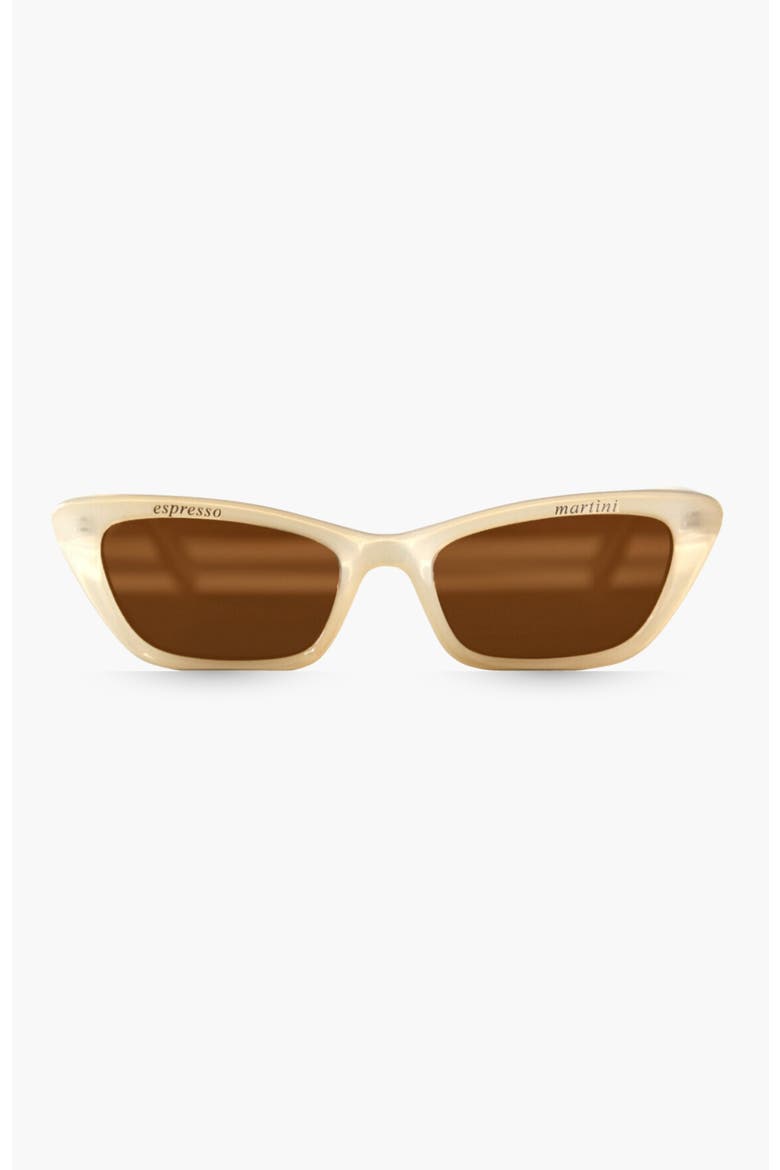 Blasè Cateye Polarized Sunglasses, Main, color, Brown