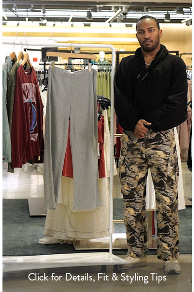 Organic Cotton Waffle Knit Straight Ankle Pants video