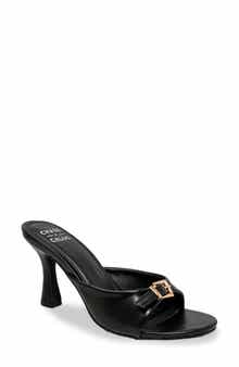 CHASE AND CHLOE Iridessa Buckle Slide Sandal