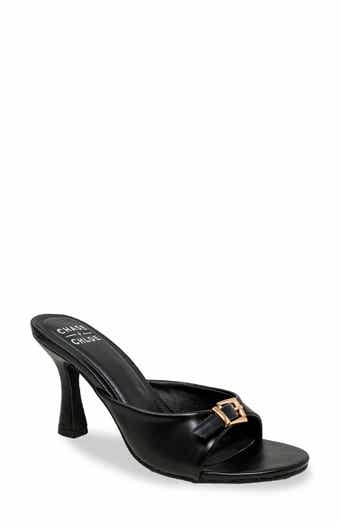 CHASE AND CHLOE Iridessa Buckle Slide Sandal