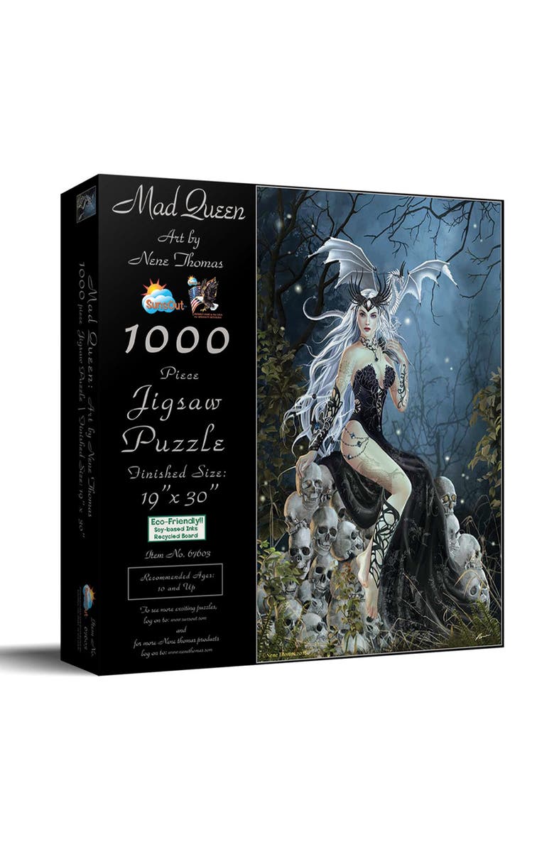 Sunsout Mad Queen 1000 piece Jigsaw Puzzle for Adults, Main, color, Multicolor