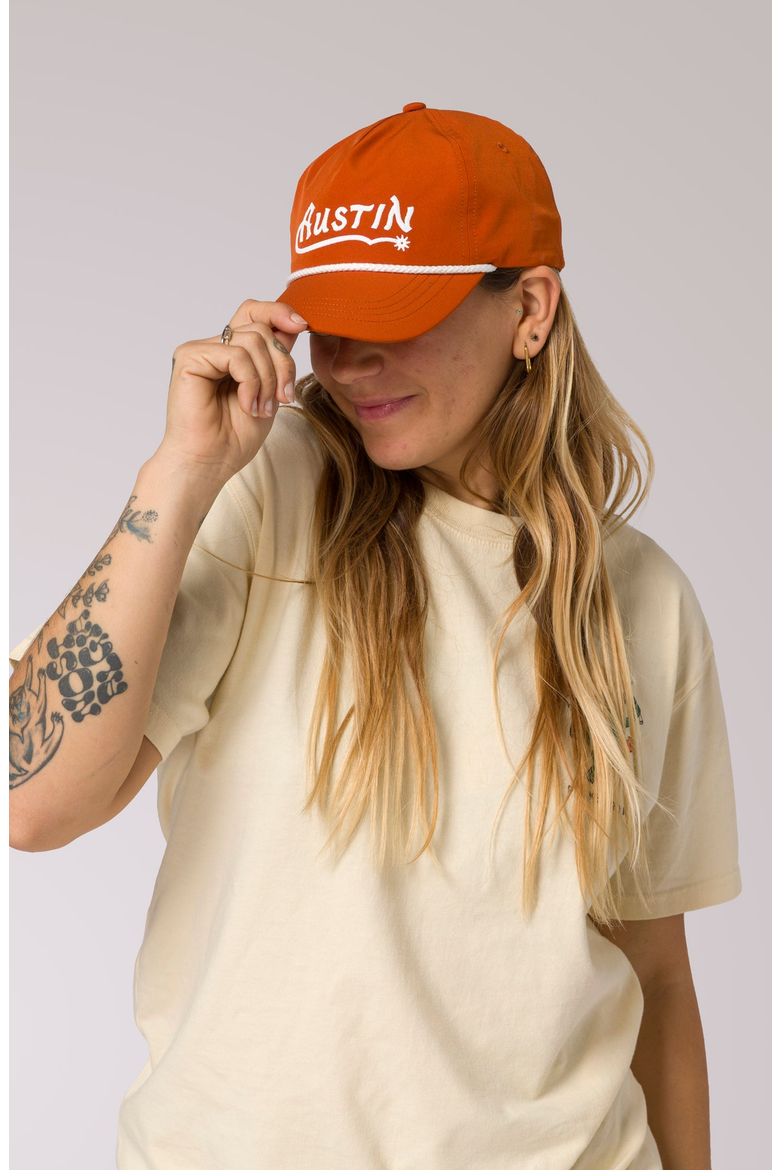 Austin Daytrippin Throwback Hat, Alternate, color, Burnt Orange