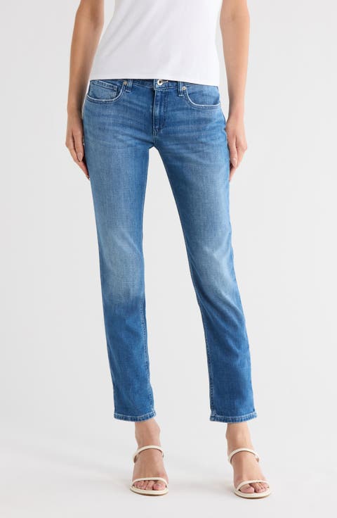 Dre Low Rise Slim Boyfriend Jeans (Monaco)