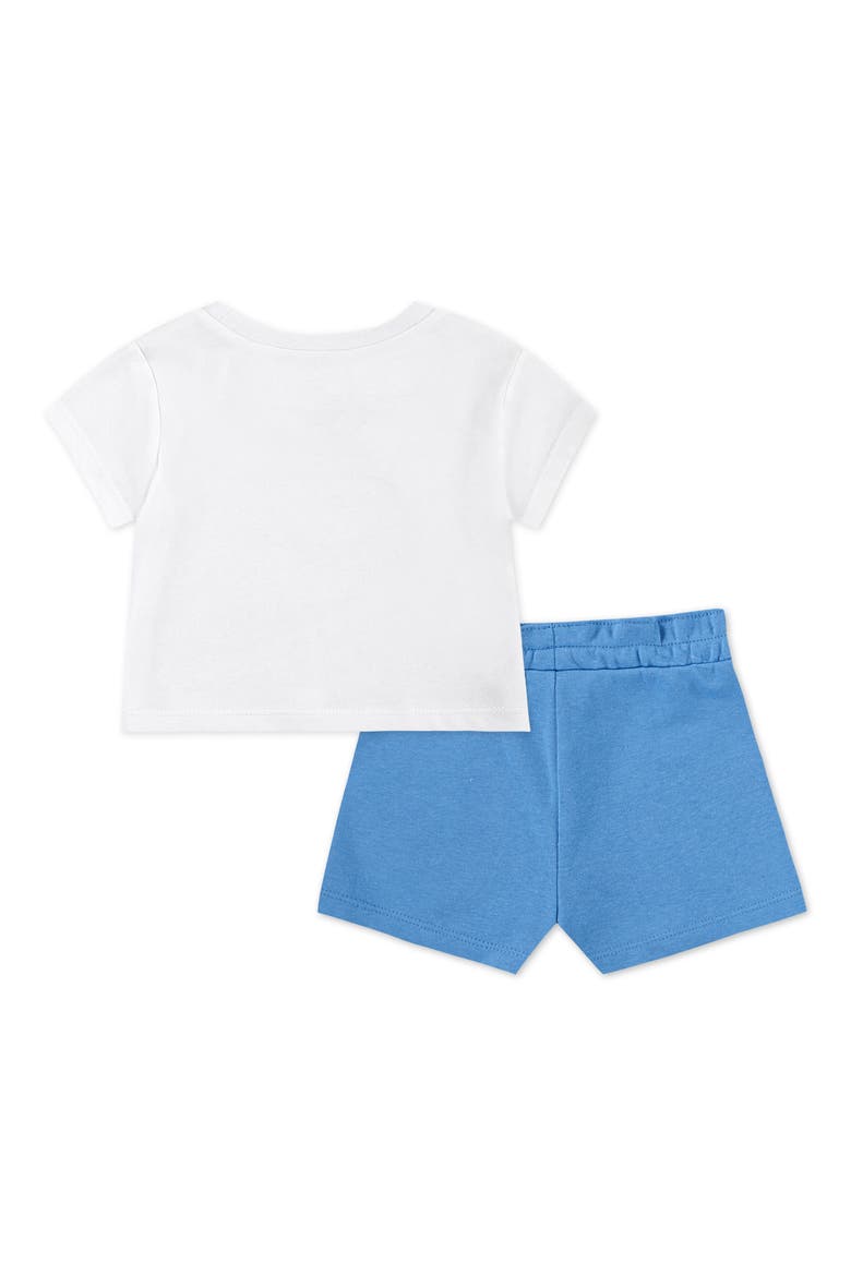 Logo T-Shirt & Shorts Set, Alternate, color, BLUE BEYOND