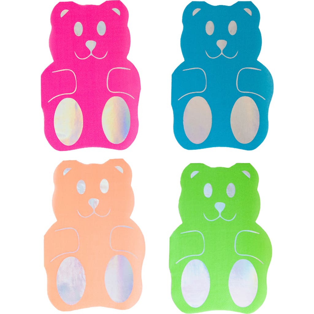 Jollity & Co Gummy Bears Guest Napkins In Assorted Pre-pack
