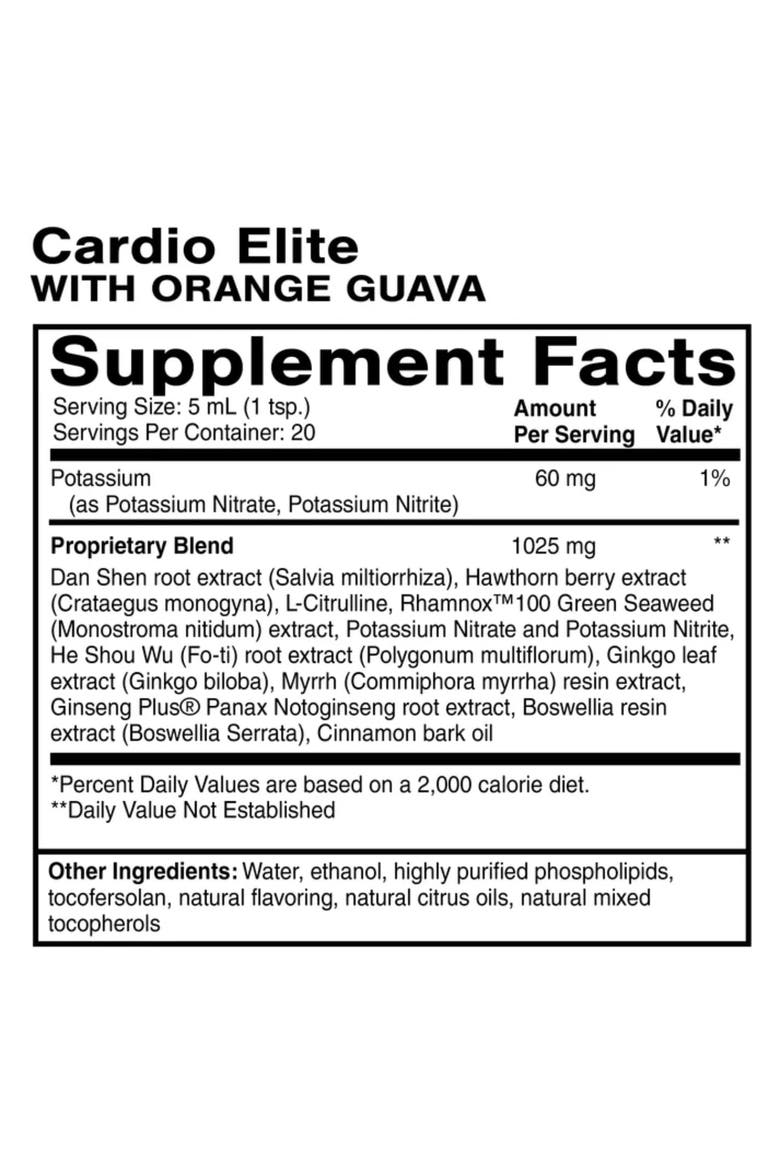 Cardio Elite Nanoemulsified Nitric Oxide Liquid Supplement, Alternate, color, None