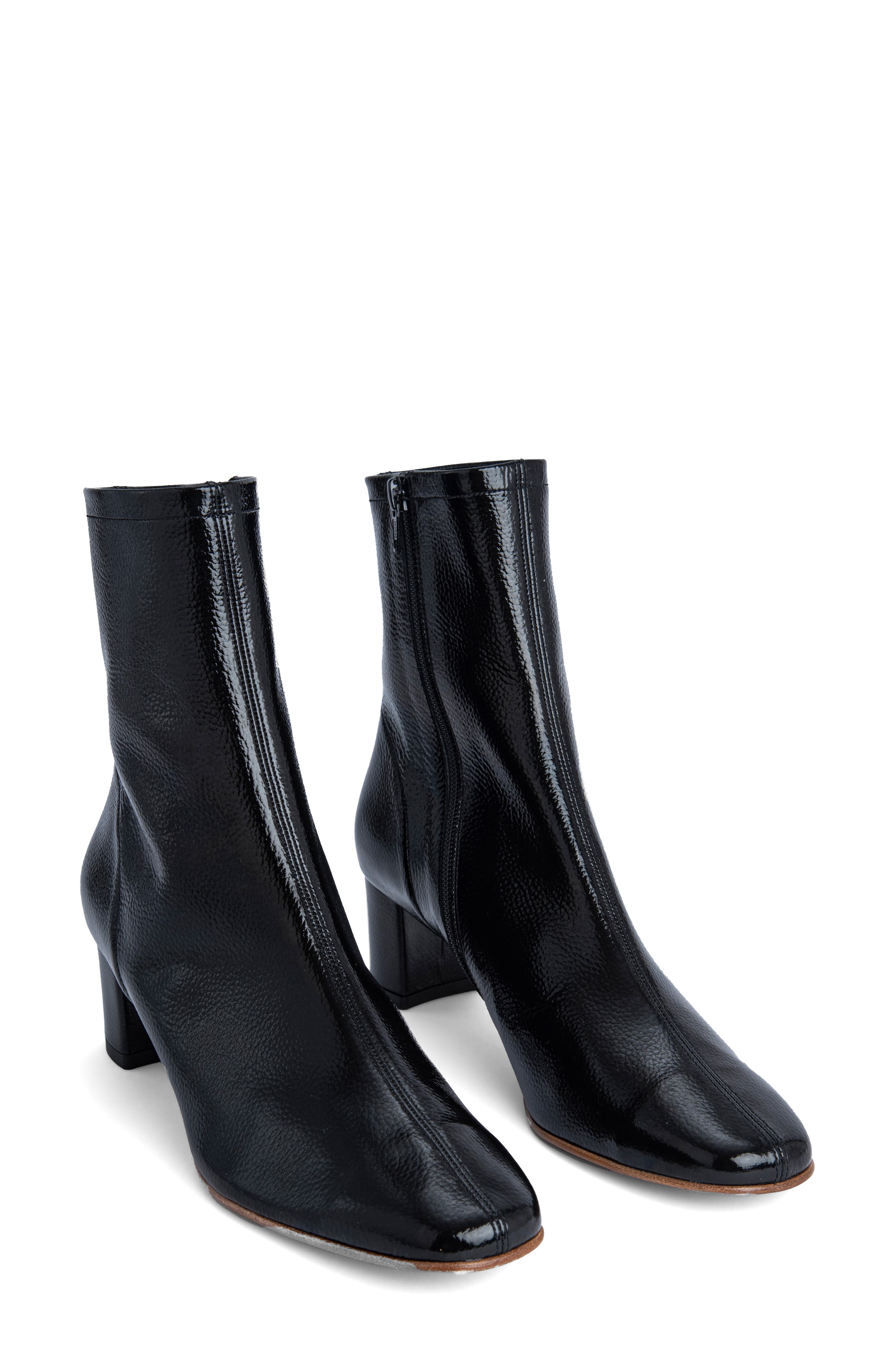 By Far Sofia Block Heel Bootie, Main, color, 