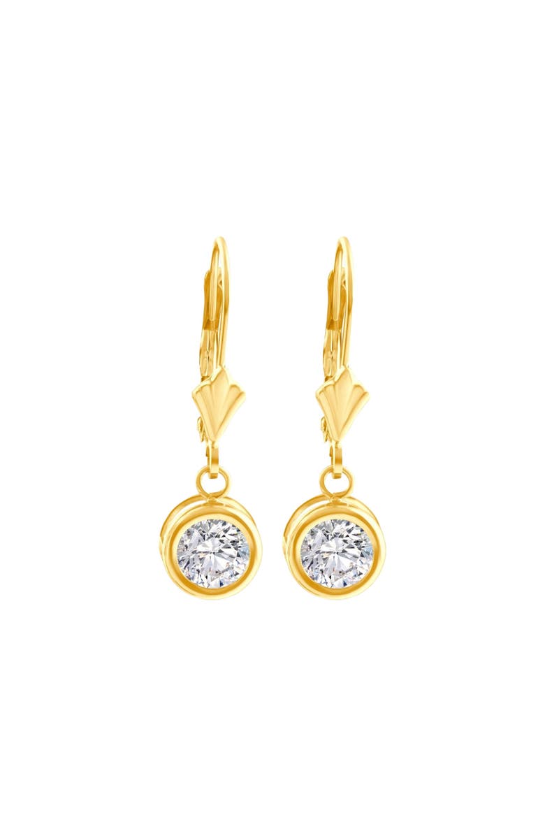 Bliss Diamond 1.80Ct Diamond Lab Grown Dangle Lever Back Hoop Earrings 14k Gold, Alternate, color, 