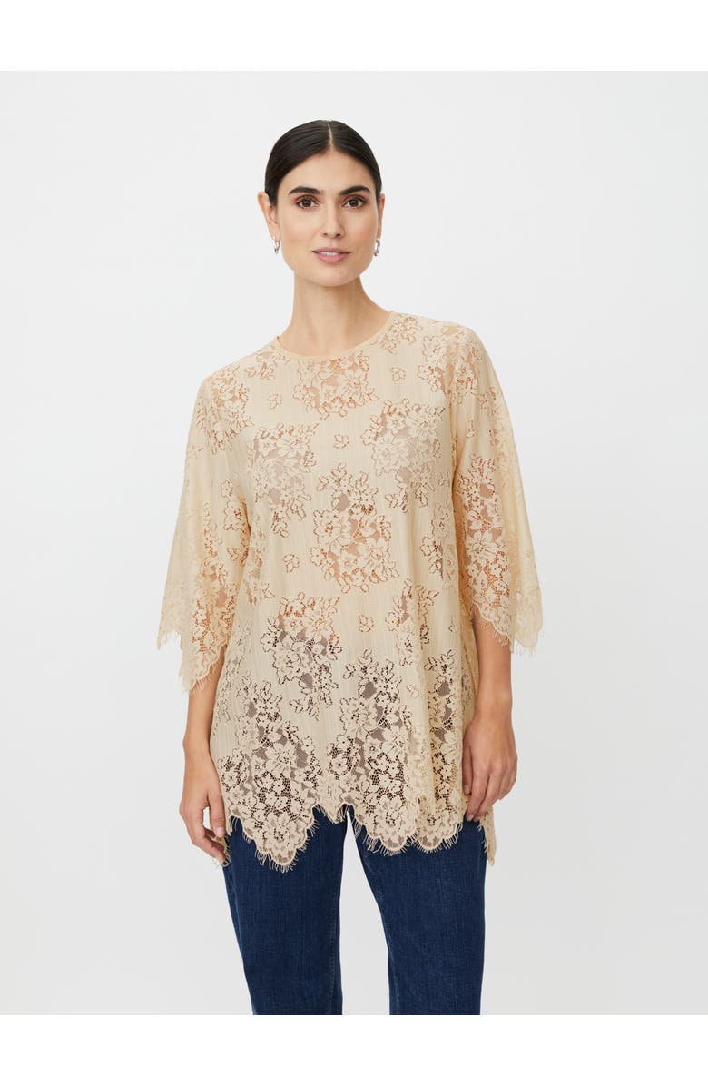 Masai Copenhagen MaGaldora Lace Tunic Top, Main, color, Fog