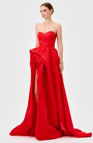 Bariano Gianna Strapless Ball Gown