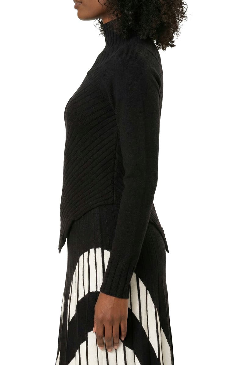 AREA STARS Ursula Top, Alternate, color, Black