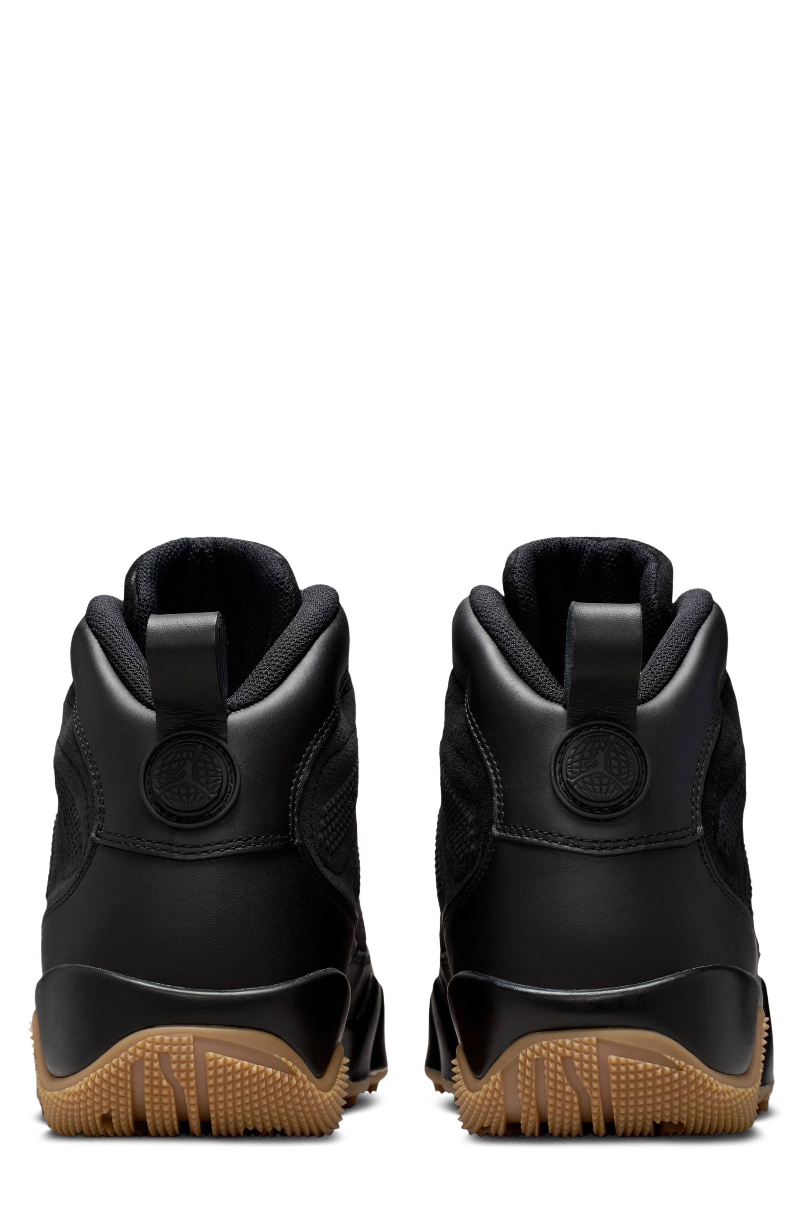 Air Jordan 9 Retro Boot, Alternate, color, BLACK/BLACK