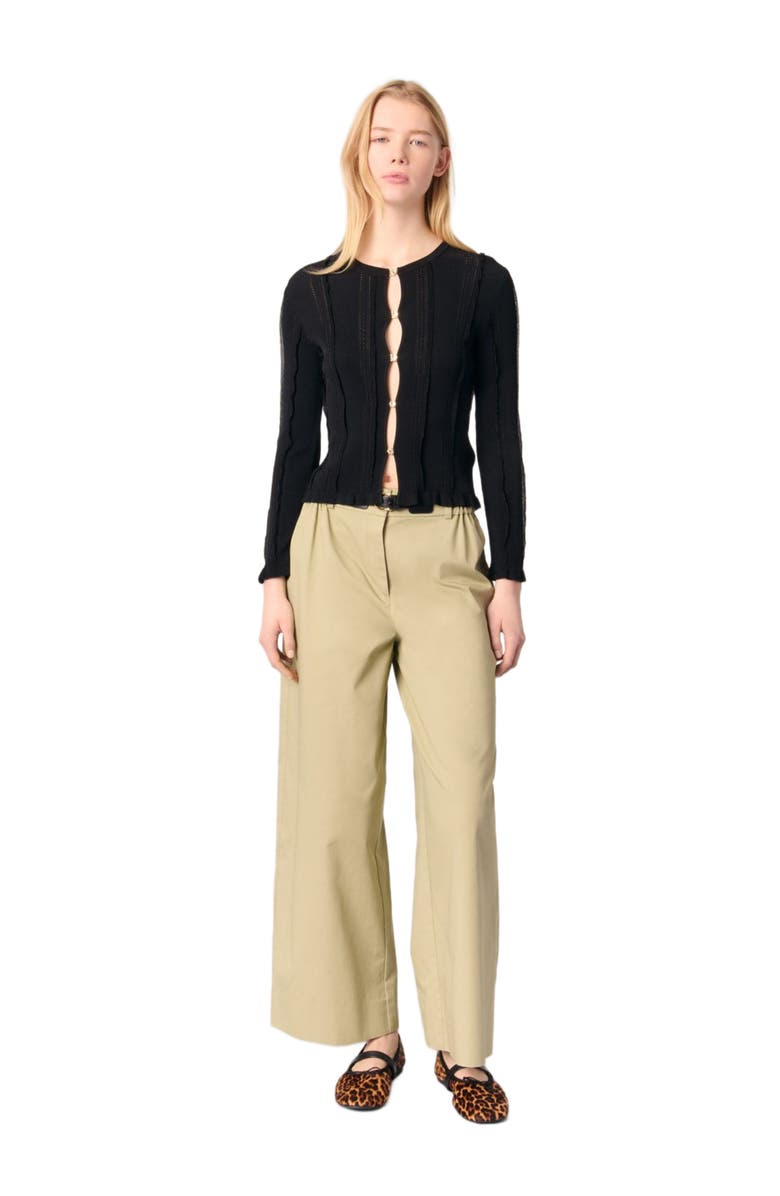 maje 2-in-1 cardigan, Main, color,