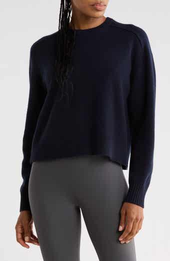 Cashmere Crewneck Crop Sweater