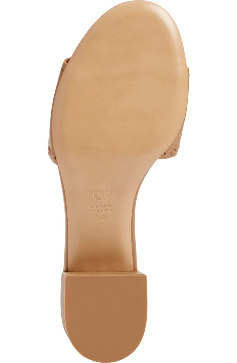 Fendi Baguette Slide Sandal, Alternate, color, F1wyd Cammello Bag
