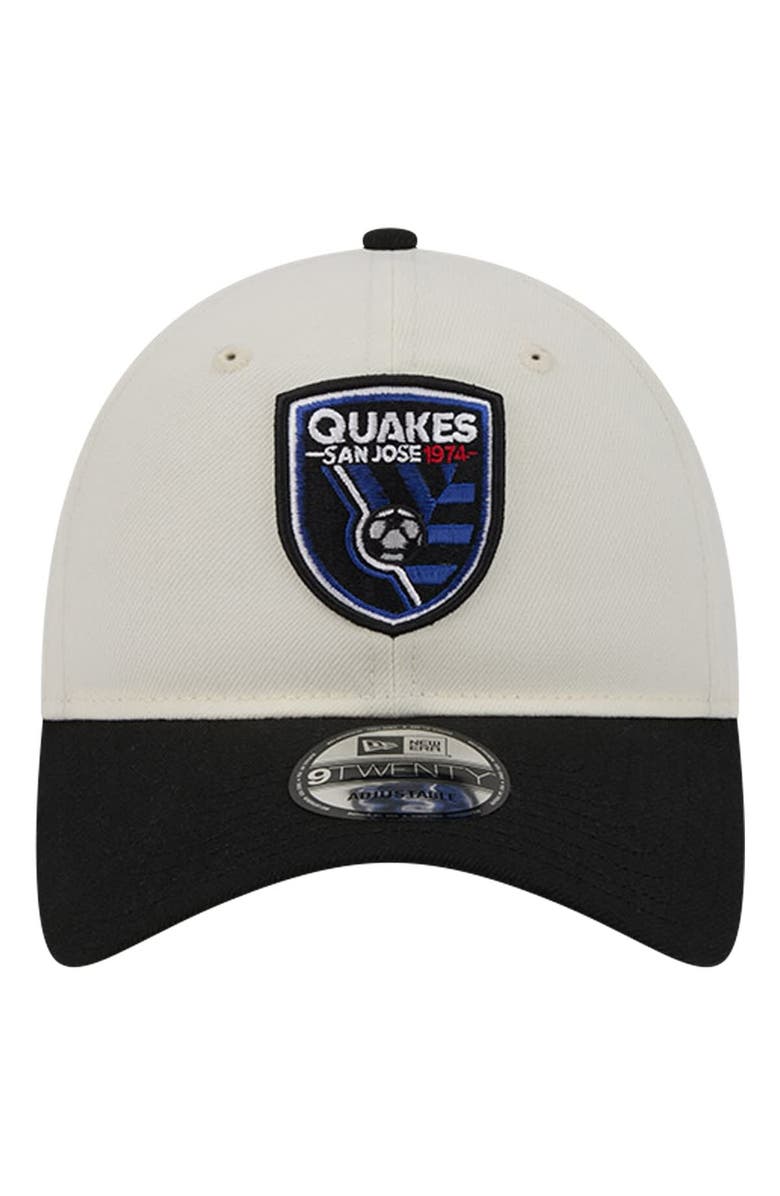 New Era Men's New Era White San Jose Earthquakes 2024 Kick Off Collection 9TWENTY Adjustable Hat, Alternate, color,