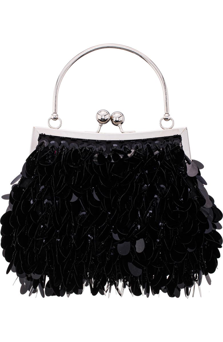 Nina Fleur Frame Clutch, Main, color,