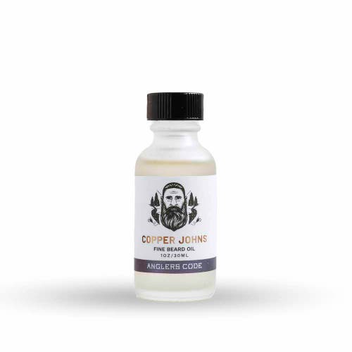 Copper Johns Beard Company Fine Beard Oil In Anglers Code