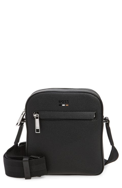 Ray North/South Faux Leather Crossbody Bag