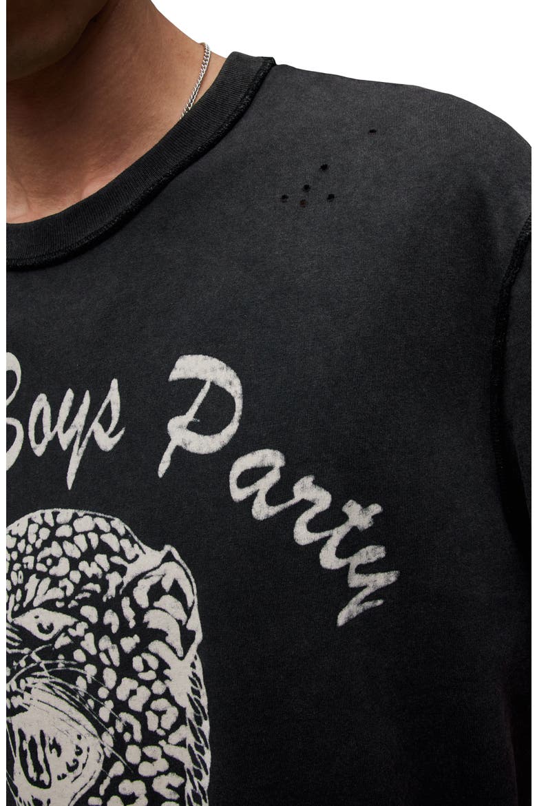 Wild Boys Cotton Graphic T-Shirt, Alternate, color, WASHED BLACK