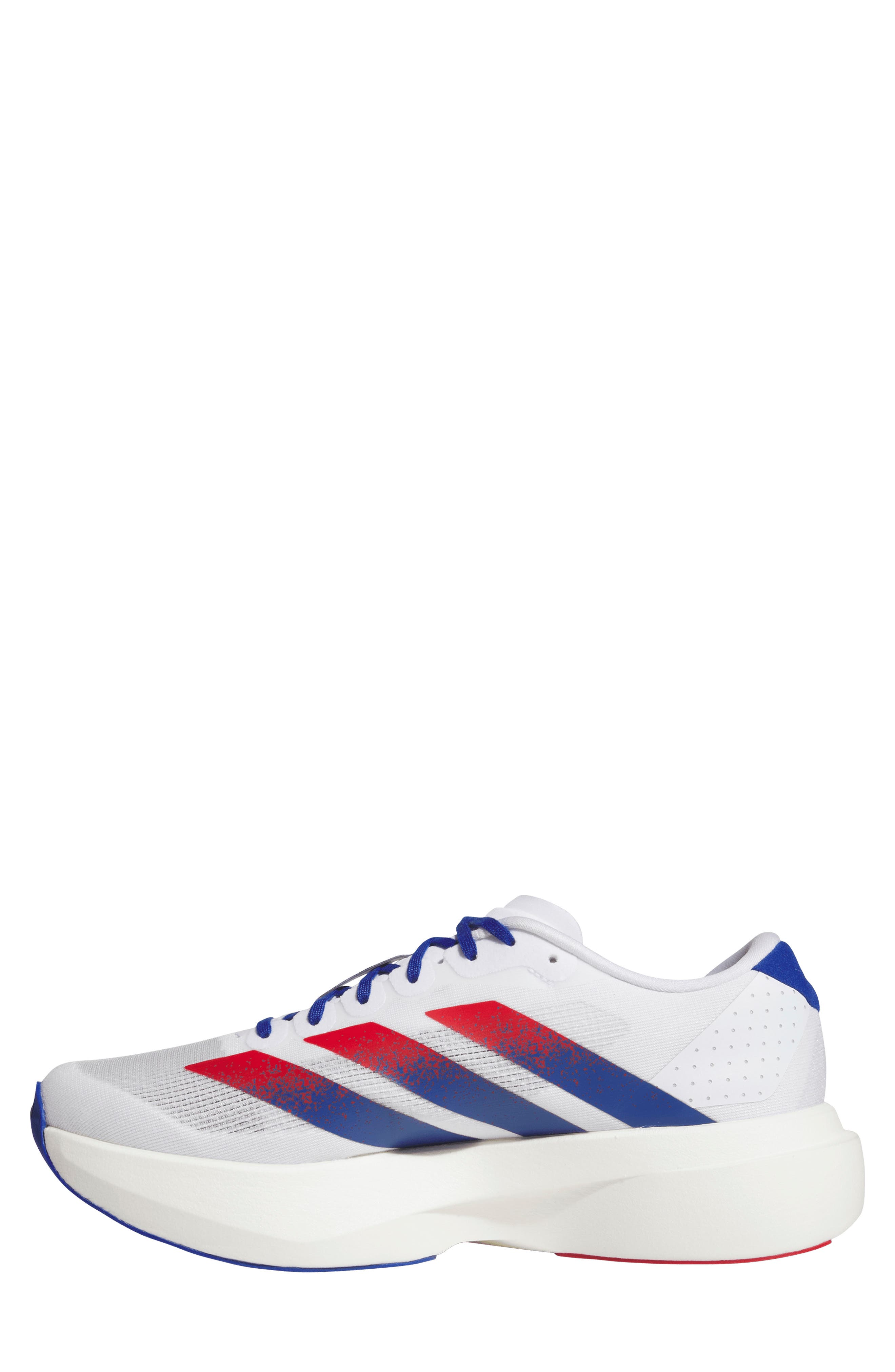 Adizero Evo SL Running Shoe, Alternate, color, WHITE