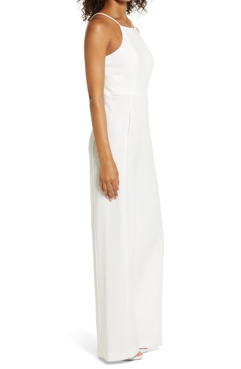 Black Halo Joaquin Halter Neck Jumpsuit, Alternate, color,