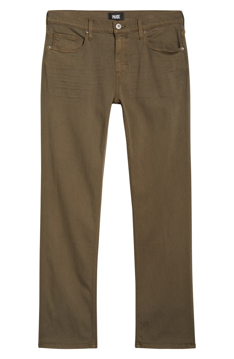 PAIGE Transcend Normandie Straight Stretch Jeans, Alternate, color, Vintage Desert Taupe