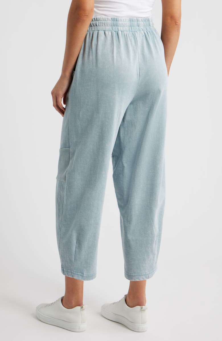 CITY BLUES Cotton Barrel Leg Sweatpants, Alternate, color, Blue Grotto