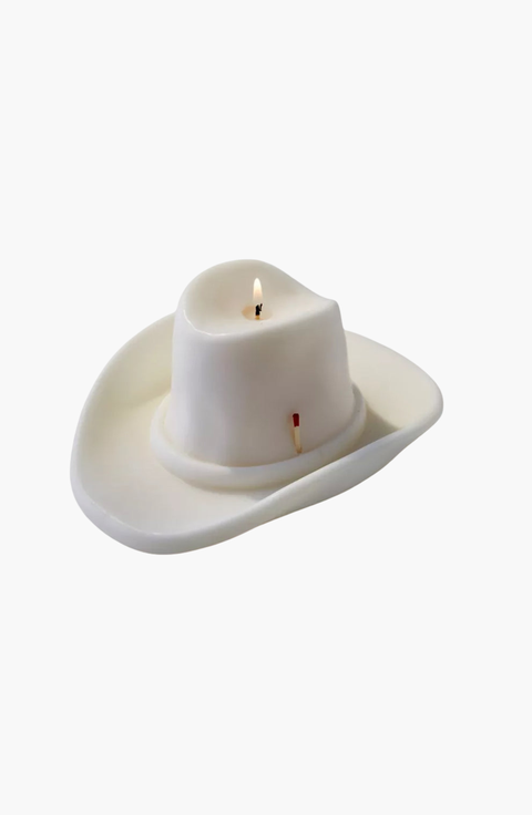 Belle Star Cowboy Hat Candle