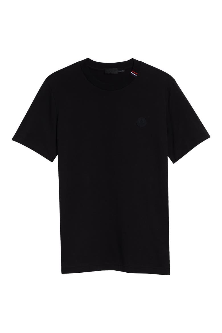 Logo Patch T-Shirt, Alternate, color, BLACK