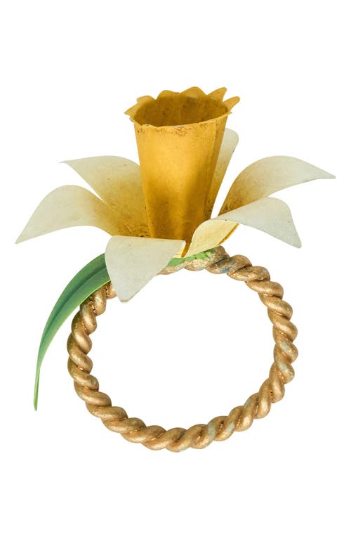 Juliska Meadow Set Of 4 Napkin Rings In Multi