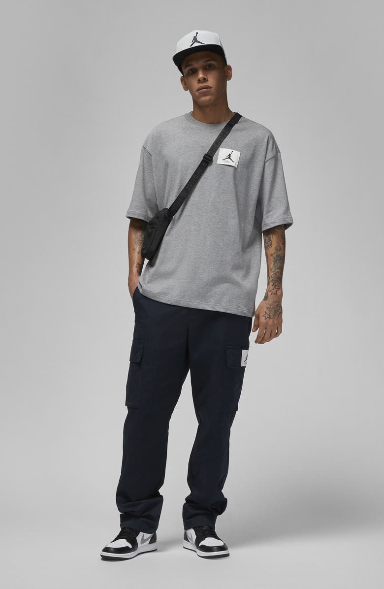 Jordan Flight Essentials Jumpman Oversize T-Shirt, Alternate, color, Carbon Heather